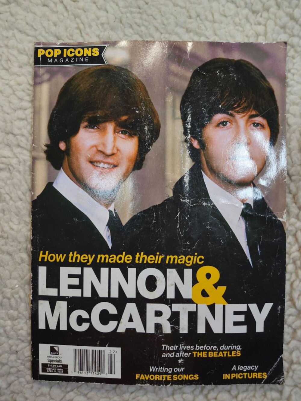 Pop Icons Magazine Lennon & McCartney Special Issue The Beatles Photos Stories